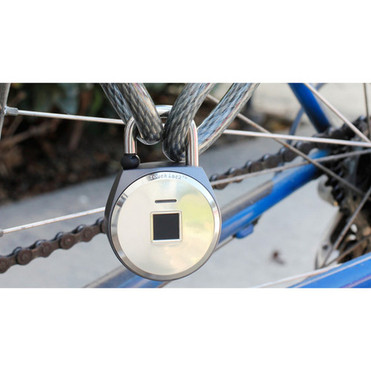 Aluratek Bio-Key TouchLock XL All Weather Keyless Bio-Lock with Fingerprint Recognition - Touchscreen ATL01F