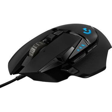Logitech G502 HERO High Performance Gaming Mouse - Optical - Cable - Black - USB - 16000 dpi - 11 Buttons 910-005469