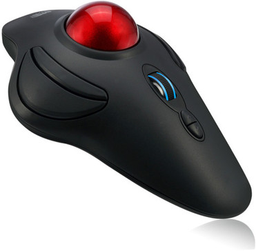 Adesso iMouse T40 - Wireless Programmable Ergonomic Trackball Mouse - Wireless - Radio Frequency - Trackball - 4 Buttons IMOUSE T40