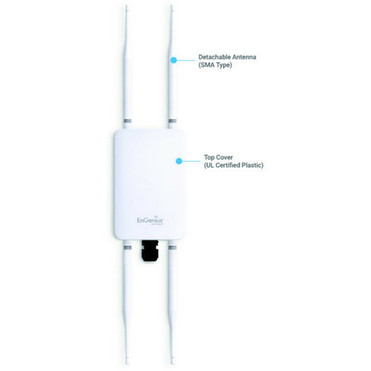 EnGenius EnTurbo ENH1350EXT IEEE 80211ac 127 Gbits Wireless Access Point - 240 GHz 5 GHz - MIMO Technology - 1 x Network RJ-45 ENH1350EXT