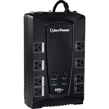 CyberPower CP685AVRG AVR UPS Series - Compact - 8 Hour Recharge - 2 Minute Stand-by - 120 V AC Input - 120 V AC Output - 8 x NEMA CP685AVRG