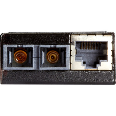 Black Box Micro Mini LMC402A TransceiverMedia Converter - 1 x Network RJ-45 - 1 x SC Ports - DuplexSC Port - Multi-mode - Fast - - LMC402A
