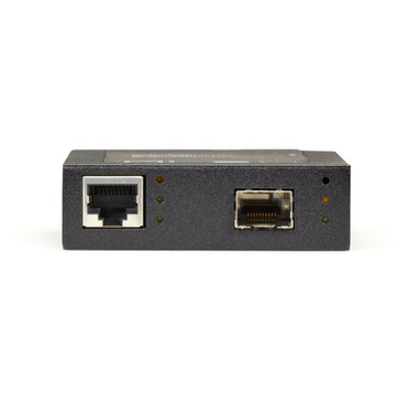 Black Box Gb ETH PoE MED CONV 101001000-Mbps COP to 1000-Mbps FBR SFP - Network RJ-45 - 1x PoE RJ-45 Ports - Multi-mode - - - LPS535A-SFP