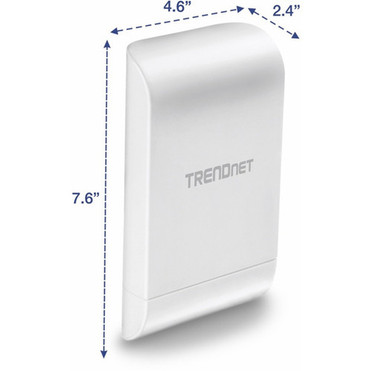 TRENDnet 10dBi Wireless N300 Outdoor PoE Pre-configured Point-to-Point Bridge Bundle Kit Two Pre-Configured Wireless N Access Points TEW-740APBO2K