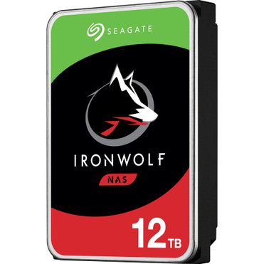 Seagate IronWolf ST12000VN0008 12 TB Hard Drive - 3.5" Internal - SATA (SATA/600) - Conventional Magnetic Recording (CMR) Method - - 3 (ST12000VN0008)