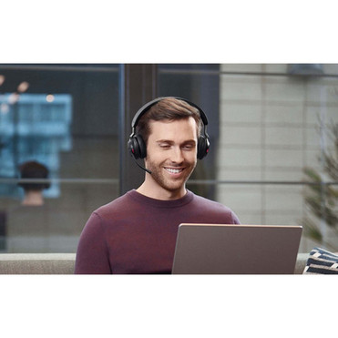 Jabra Evolve2 65 Headset - Stereo - USB Type C - Wireless - Bluetooth - Over-the-head - Binaural - Supra-aural - Black 26599-989-899