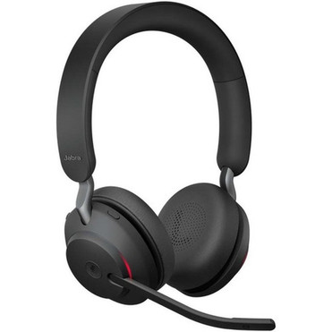 Jabra Evolve2 65 Headset - Stereo - USB Type C - Wireless - Bluetooth - Over-the-head - Binaural - Supra-aural - Black 26599-999-899