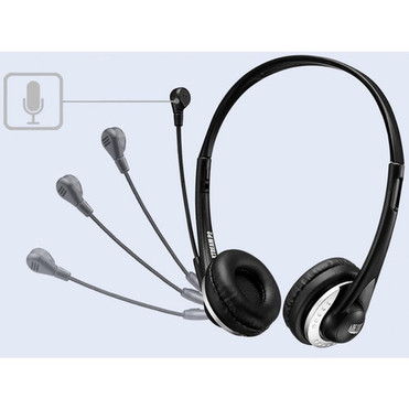 Adesso USB Wired Headset with Built-in Microphone - Stereo - USB - Wired - 32 Ohm - 20 Hz - 20 kHz - Over-the-head - Binaural - - 59 XTREAM P2