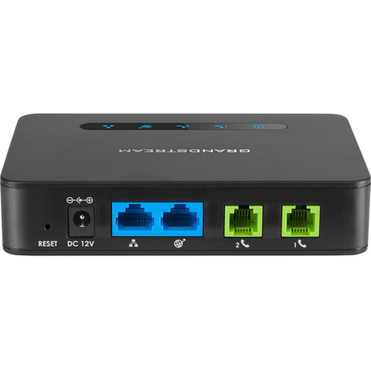 Grandstream Powerful 2-Port ATA with Gigabit NAT Router - 2 x RJ-45 - 2 x FXS - Gigabit Ethernet HT812