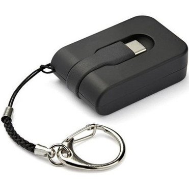 StarTechcom Compact USB C to VGA Adapter - 1080p Active USB Type-C to VGA Display Converter w Keychain Ring - Thunderbolt 3 - USB-C CDP2VGAFC