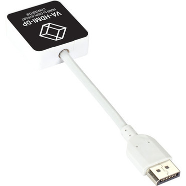 Black Box HDMI to DisplayPort Converter Adapter - 4K30 Audio FM Dongle - DisplayPortHDMI AV Cable for AudioVideo Device Desktop VA-HDMI-DP