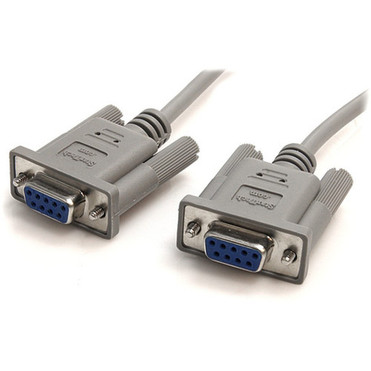 StarTechcom Serial Null modem cable - DB-9 F - DB-9 F - 3 m - Transfer files via serial connection - 10ft null modem cable - 10ft SCNM9FF