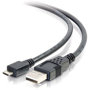 C2G USB Cable - Type A Male USB - Micro Type B Male USB - 1m - Black 27364