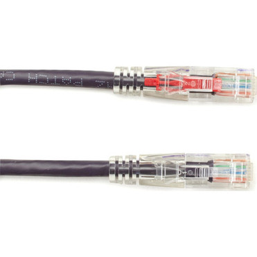 Black Box GigaTrue 3 Cat6 UTP Patch Network Cable - 7 ft Category 6 Network Cable for Patch Panel Wallplate Network Device - First C6PC70-VT-07