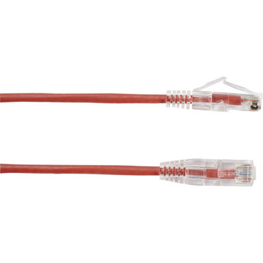 Black Box Slim-Net Cat6a UTP Patch Network Cable - 15 ft Category 6a Network Cable for Patch Panel Wallplate Network Device - First C6APC28-RD-15 Black Box Slim-Net Cat6a UTP Patch Network Cable - 15 ft Category 6a Network Cable for Patch Panel Wallplate Network Device - First C6APC28-RD-15