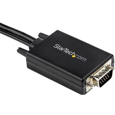 StarTechcom 10ft VGA to HDMI Converter Cable with USB Audio Support - 1080p Analog to Digital Video Adapter Cable - Male VGA to Male VGA2HDMM10