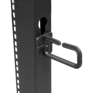 StarTechcom 8U 19 Open Frame Server Rack - Compact 4 Post Adjustable Depth 22 to 40 - Mobile Network Rack - HP ProLiant - 8U w 4POSTRACK8U