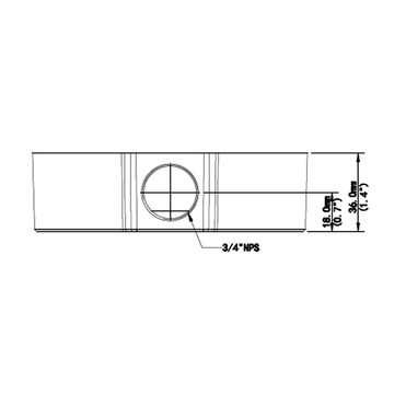 Junction Box Mounting Bracket for Fisheye IP Camera - White