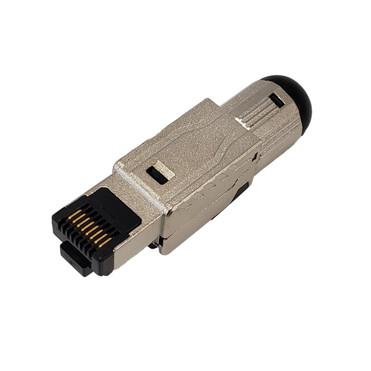 RJ45 Cat8 Shielded Field Termination Tool-Less Plug (Solid or Stranded) (8P 8C) - IP20
