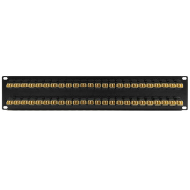 48 Port LC/LC Multimode 62.5u Duplex Patch Panel - 19" Rackmount 2U