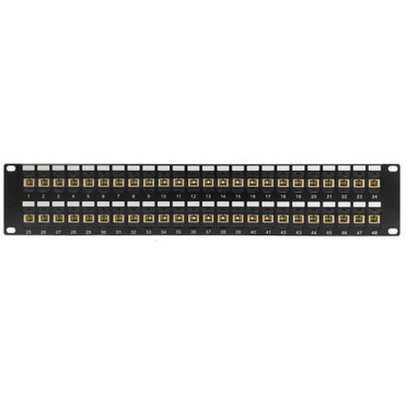 48 Port SCSC Multimode 625u Simplex Patch Panel - 19 Rackmount 2U