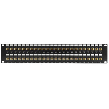 48 Port SCSC Multimode 625u Simplex Patch Panel - 19 Rackmount 2U