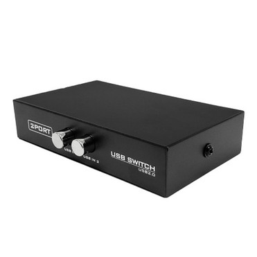 2-Port USB 20 Switch Manual Push Button