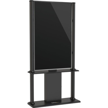 StarTechcom Digital Signage Display Stand - Black - Locking - Cable Management - Portrait Kiosk Enclosure DSIGNAGESTND - The kiosk DSIGNAGESTND