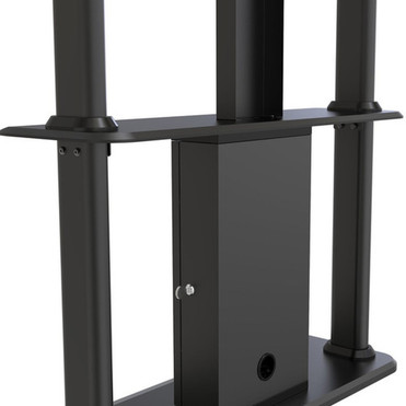 StarTechcom Digital Signage Display Stand - Black - Locking - Cable Management - Portrait Kiosk Enclosure DSIGNAGESTND - The kiosk DSIGNAGESTND