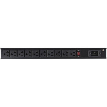 StarTechcom 10 Outlet Rack Mount Power Strip 125V16 Amp 1U Horizontal 19 Rackmount PDU NEMA 5-20P Input 10x NEMA 5-1520R - 10x RKPW101920