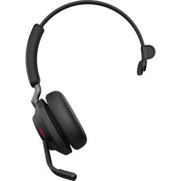 Jabra Evolve2 65 Headset - Mono - USB Type A - Wireless - Bluetooth - Over-the-head - Monaural - Supra-aural - Black 26599-889-999