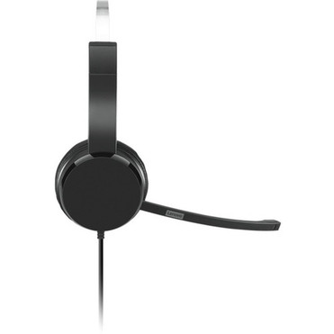 Lenovo 100 Mono USB Headset - Mono - USB Type A - Wired - 32 Ohm - 20 Hz - 20 kHz - Over-the-head - Monaural - Supra-aural - 59 ft - 4XD1B61617