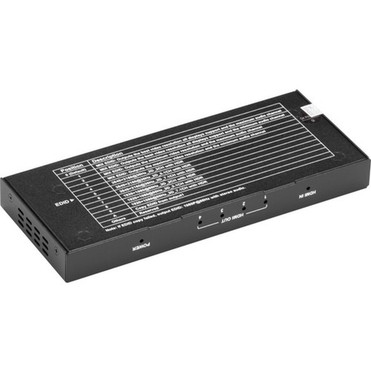 Black Box HDMI 20 4K60 Splitter - 1x4 - 4096 x 2160 - 1 x HDMI In - 4 x HDMI Out - Serial Port - Metal - TAA Compliant VSP-HDMI2-1X4