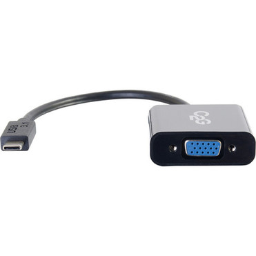 C2G USB-C to VGA Video Adapter-Black - USB 31 Type C 29471