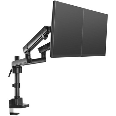V7 DMPRO2DTA-3N Desk Mount for Monitor - Matte Black - 2 Displays Supported - 32 Screen Support - 16 kg Load Capacity DMPRO2DTA-3N
