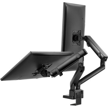 Amer Mounting Arm for Curved Screen Display Flat Panel Display - Matte Black - 2 Displays Supported - 32 Screen Support - 16 kg HYDRA2B