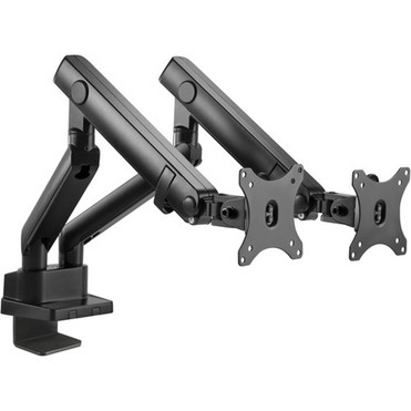 Amer Mounting Arm for Curved Screen Display Flat Panel Display - Matte Black - 2 Displays Supported - 32 Screen Support - 16 kg HYDRA2B