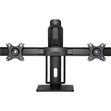 Tripp Lite Safe-IT DDVD1727AM Desk Mount for Monitor HDTV Flat Panel Display Curved Screen Display - Black - Adjustable Height - 1 DDVD1727AM