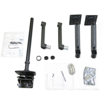 Ergotron Desk Mount for Monitor Display TV - Matte Black - Adjustable Height - 2 Displays Supported - 40 Screen Support - 1996 - 45-509-224