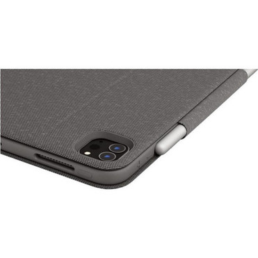 Logitech Folio Touch KeyboardCover Case Folio for 11 Apple iPad Pro iPad Pro 2nd Generation Tablet - Graphite - Scuff Scratch - 920-009743