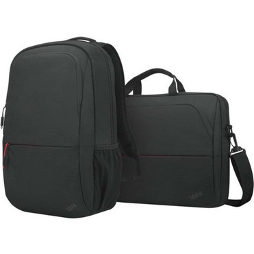 Lenovo Essential Carrying Case Backpack for 16 Notebook - Black - Polyester Exterior Polyethylene Terephthalate PET Exterior - - 4X41C12468