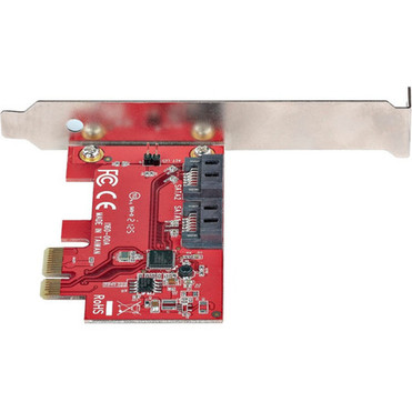 StarTechcom SATA PCIe Card 2 Port PCIe SATA Expansion Card 6Gbps SATA PCI Express to SATA Adapter Non-RAID PCIe to SATA - SATA - 2P6G-PCIE-SATA-CARD