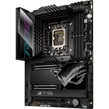 Asus ROG Maximus Z690 Hero Desktop Motherboard - Intel Chipset - Socket LGA-1700 - Intel Optane Memory Ready - ATX - Pentium Gold i5 ROG MAXIMUS Z690 HERO
