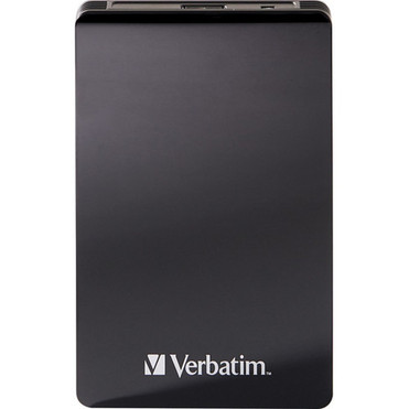 Verbatim 256GB Vx460 External SSD USB 31 Gen 1 - Black - Notebook Device Supported - USB 31 Gen 1 - 2 Year Warranty - 1 Pack 70382