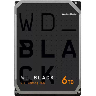 WD Black WD6004FZWX 6 TB Hard Drive - 35 Internal - SATA SATA600 - Conventional Magnetic Recording CMR Method - 35 Carrier - WD6004FZWX