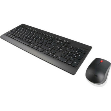 Lenovo Essential Wireless Keyboard and Mouse Combo - US English 103P - USB Wireless RF English US - Black - USB Wireless RF Optical 4X30M39458