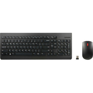 Lenovo Essential Wireless Keyboard and Mouse Combo - US English 103P - USB Wireless RF English US - Black - USB Wireless RF Optical 4X30M39458