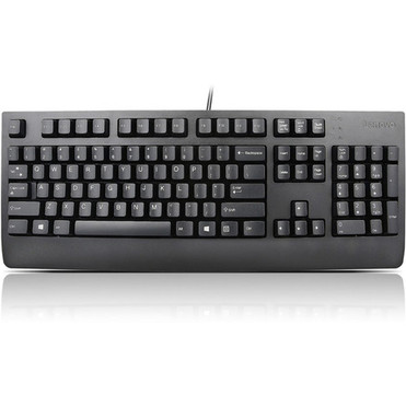 Lenovo USB Keyboard Black US English 103P - Cable Connectivity - USB Interface - English US - QWERTY Layout - Desktop Computer - - 4X30M86879