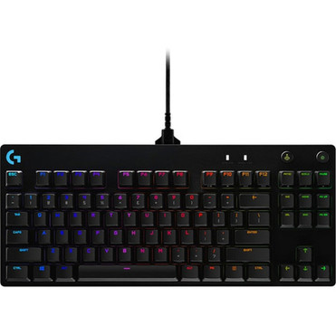 Logitech PRO Mechanical Gaming Keyboard - Cable Connectivity - USB Interface - Windows - Mechanical Keyswitch 920-009388