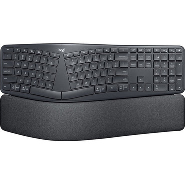 Logitech ERGO K860 Split Ergonomic Keyboard - Wireless Connectivity - Bluetooth - 3281 ft 10000 mm - Windows Mac OS Chrome OS - 920-010175
